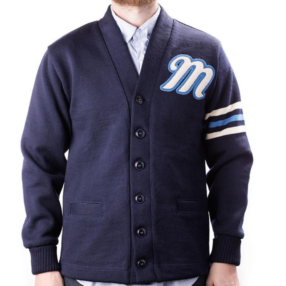 Unisex Dehen Varsity Cardigan - Letterman Style